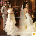 Luminous Backless Lace Trumpet Plus Size Robes de mariée Patterns